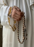 شرشف صلاة أوف وايت أويا نحاسي و أبيض