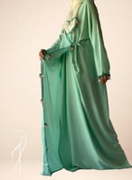 شرشف صلاة لف تفني باستيل مزين بالكروشبه الفاخري