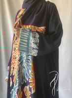 شرشف صلاة سحاب طرحة منفصلة ازرق