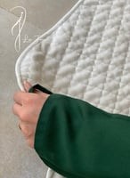 شرشف صلاة سستة اويا أحمر و أخضر زرعي