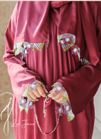 شرشف صلاة لف عودي مزين بالاويا الفاخر من لاجور