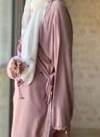 شرشف صلاة لف وردي بصلي فاتح بالكروشيه و الورد الاو...