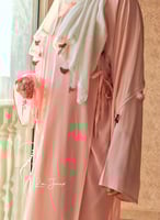 شرشف صلاة لف قطن بارد بنك باستال مزين بكروشيه من ل...