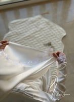 شرشف صلاة لف أبيض اويا فوشي