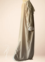 شرشف مرد بيج على موف دانتيل طرحة متصلة بيج