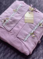 شرشف صلاة موف لف مزين بالكروشيه و الورد الاويا