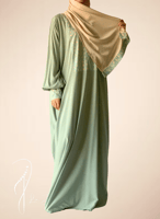 شرشف صلاة باتيك سستة فستقي باستيل اخضر