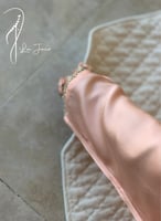 شرشف صلاة خربزي ستان اويا ورد و الطرحة متصلة