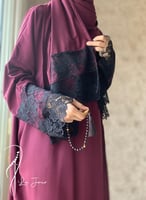 شرشف مرد لف عودي دانتيل و الطرحة متصلة .