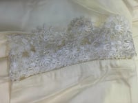 شرشف صلاة لف اوف وايت ستان مزين باويا و الطرحة مثب...