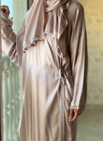 شرشف صلاة لف وردي على موف فاتح بالكروشيه و الورد ا...