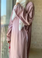 شرشف صلاة لف وردي بصلي فاتح بالكروشيه و الورد