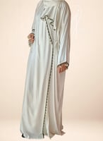 شرشف صلاة لف ستان ابيض بالورد الاويا المميز