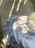 شرشف صلاة لف ابيض المزين بالكروشبه و الورد الاويا...