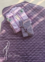 شرشف صلاة لف موف مزين بالاويا يدوي تركي أنيق