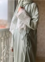 شرشف مرد لف فستقي دانتيل