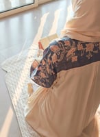 شرشف صلاة سكري لف رسم باتيك بترولي وبصلي