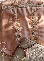 شرشف صلاة لف ستان ببصلي بالورد الاويا الفاخر