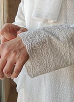 ثوب حج وعمرة أبيض قطن بطرف