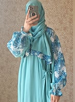 شرشف صلاة تفني لف رسم باتيك يدوي من لاجور