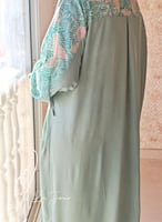 شرشف صلاة لف رسم باتيك أخضر باستيل فخم