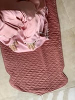 شرشف صلاة اويا ورد وردي بصلي قطن ستان و الطرحة متص...