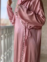 شرشف صلاة اويا ورد وردي بصلي قطن ستان و الطرحة متص...