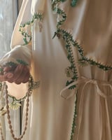 شرشف صلاة لف قطن سكري كروشيه بالورد الاويا الفخم م...