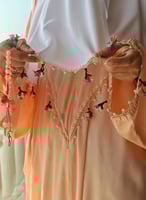 شرشف صلاة سستة خربزي باستيل بالكروشيه و الورد الاو...