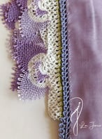 طرح بنفسجي بوال مزينة بأويا مميز من لاجور