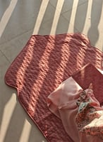 شرشف صلاة لف رسم باتيك بنك خربزي بنقشة اخضر و خربز...