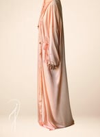 شرشف صلاة خربزي ستان اويا ورد و الطرحة متصلة