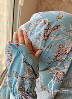 شرشف صلاة خمار منقوش فستقي باستيل من لاجور