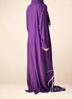 شرشف صلاة سستة موف مزين بالكروشيه و الورد الاويا