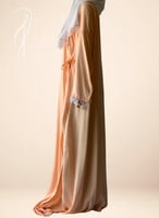 شرشف صلاة لف وردي على خربزي كروشيه يدوي الطرحة منف...