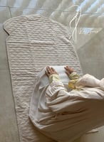 221502 شرشف صلاة باتيك بيج و اصفر سستة.