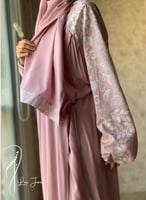 224010 شرشف صلاة رسم باتيك لف بصلي وردي و الطرحة م...