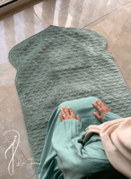 شرشف سادة اخضر سستة