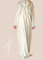 شرشف صلاة لاجور لف أبيض بتفاصيل أويا تركية يدوية ف...