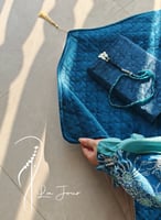 شرشف صلاة تفني لف رسم باتيك يدوي من لاجور