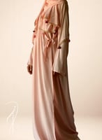 شرشف صلاة لف وردي على خربزي كروشيه يدوي الطرحة مثب...