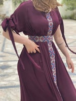 ثوب كريب تطريز فلسطيني