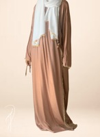 شرشف صلاة لف بصلي على بني باستيل بالكروشيه و الورد...