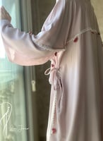 شرشف صلاة لف وردي باستيل كروشيه يدوي حلزون الطرحة...