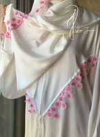 شرشف صلاة سستة أبيض مع أويا فوشي