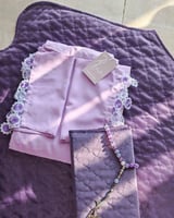 شرشف صلاة لف بنفسجى مزين بالاويا الفاخر من لاجور