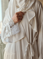 شرشف صلاة لف أوف وايت مزين بالاويا