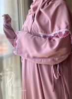 شرشف صلاة اويا ورد وردي لف بصلي باستيل وردي