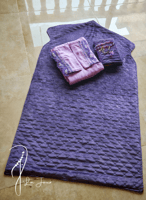 شرشف صلاة لف بنفسجى و ورد الاويا المميز