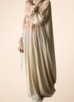 شرشف صلاة خربزي على سكري دانتيل خربزي سحاب